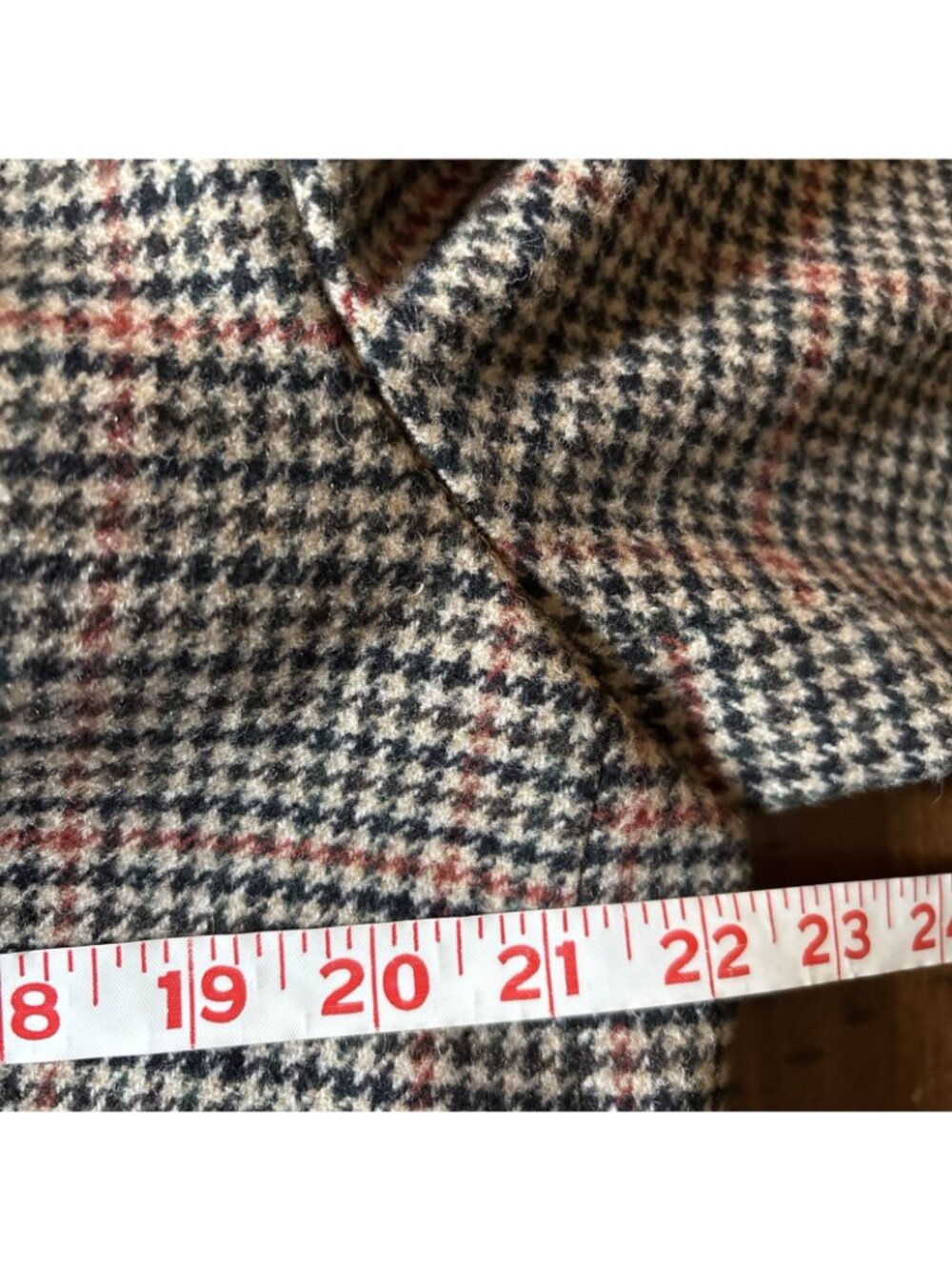 black label ralph lauren woman's Brown & Black Tweed Wool Blend Coat Size 16 - Picture 8 of 10